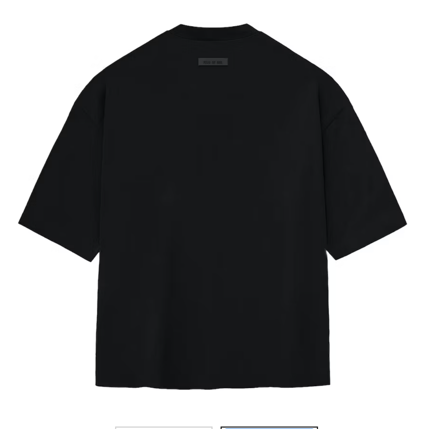 Fear of God Essentials Small Logo Tee "Jet Black"